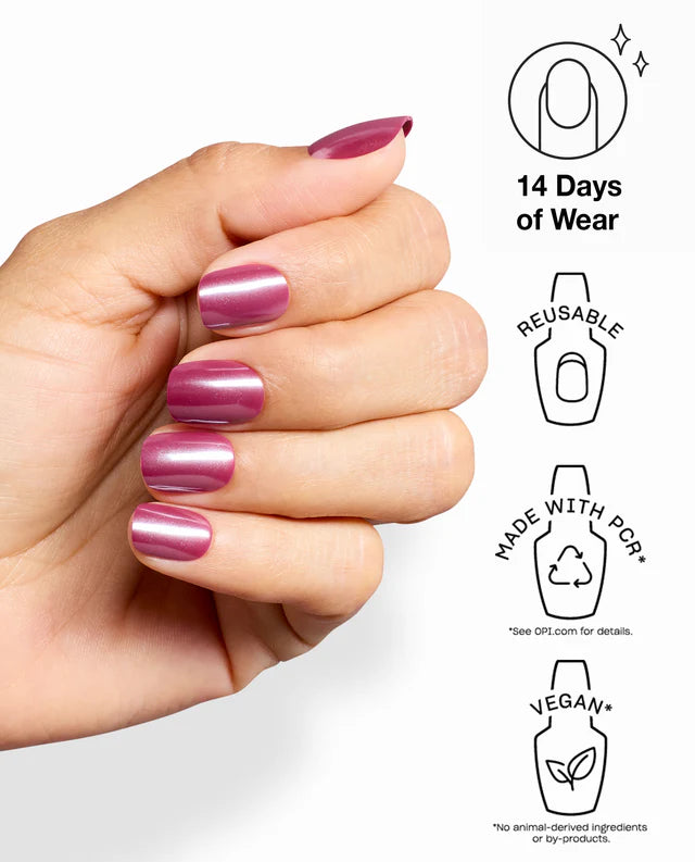 OPI xPRESS/ON Iconic Shades (Short) Cranberry Cosmo AN071S