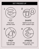 OPI xPRESS/ON Nail Art French Silk AN065S