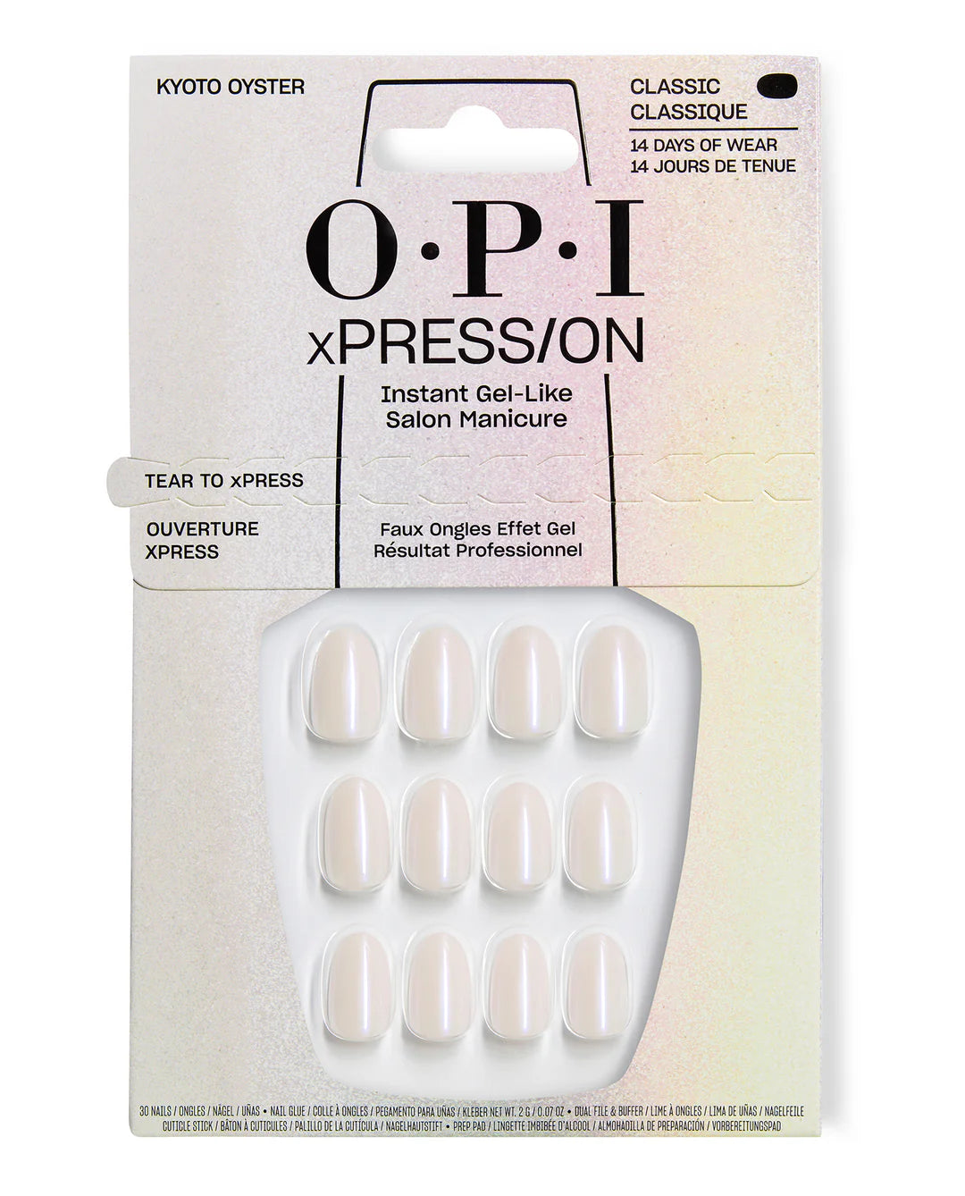 OPI xPRESS/ON Iconic Shades (Short) Kyoto Oyster AN195S