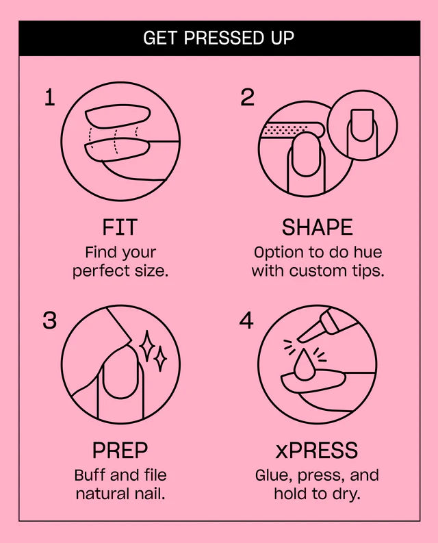 OPI xPRESS/ON Effects Let it Pink In AN069S