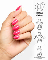 OPI xPRESS/ON Iconic Shades (Short) Pompeii Pink ANS067S