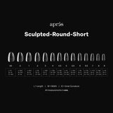 Apres Gel X™ Box of 600pcs 2.0 Sculpted Round Tips