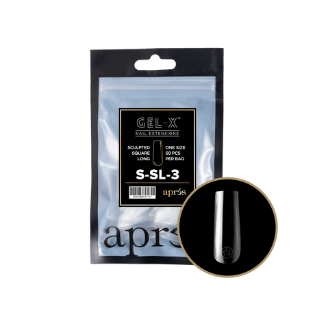 Apres Refill Bags (50pcs) Sculpted Square Long Tips