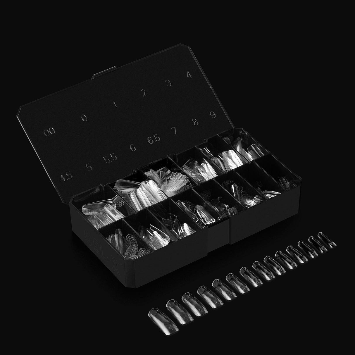 Apres Gel X™ Box of 600pcs / 420pcs 2.0 Sculpted Square Tips