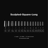 Apres Gel X™ Box of 600pcs / 420pcs 2.0 Sculpted Square Tips