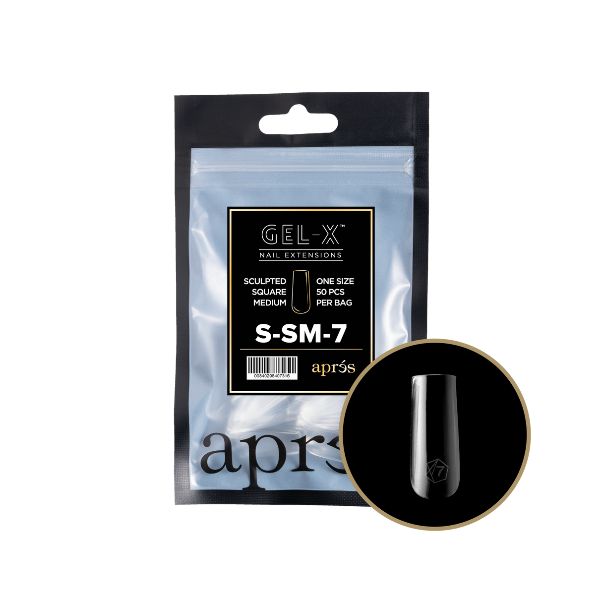 Apres Refill Bags (50pcs) Sculpted Square Medium