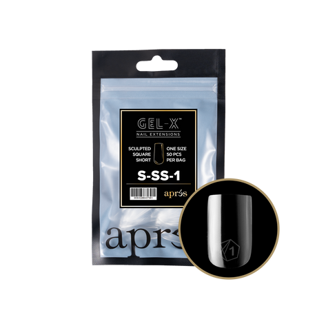 Apres Refill Bags (50pcs) Sculpted Square Short Tips