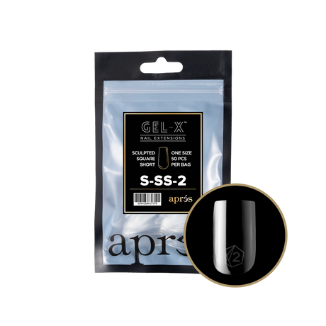 Apres Refill Bags (50pcs) Sculpted Square Short Tips