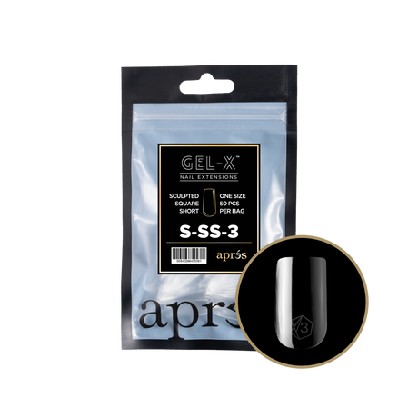 Apres Refill Bags (50pcs) Sculpted Square Short Tips