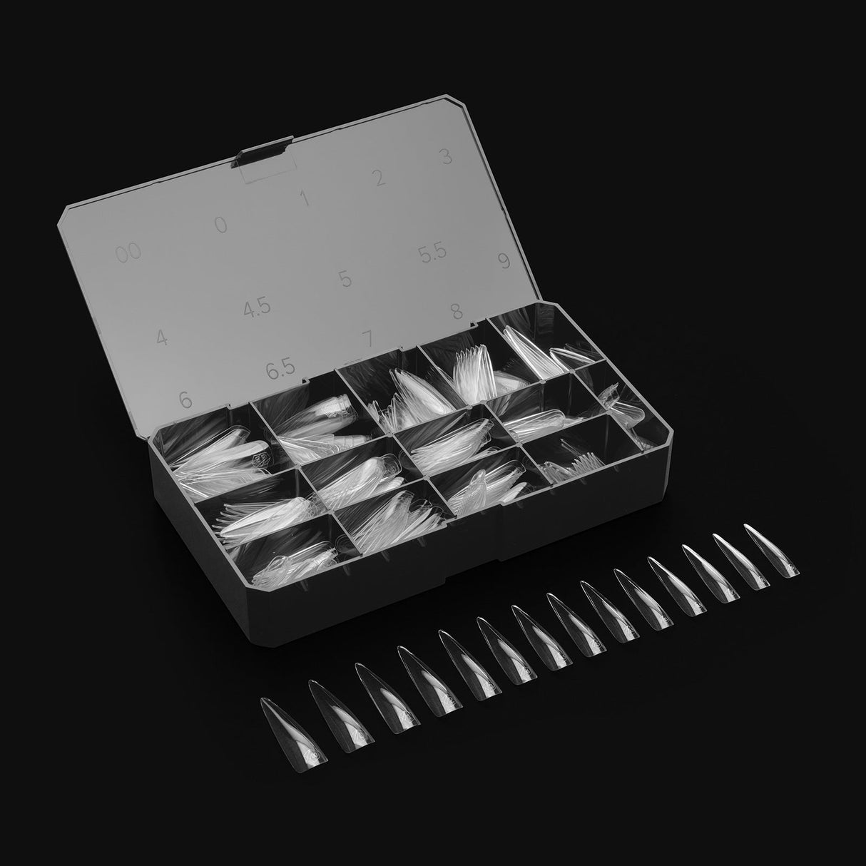 Apres Gel X™ Box of 420pcs Sculpted Stiletto Extra Long Tips
