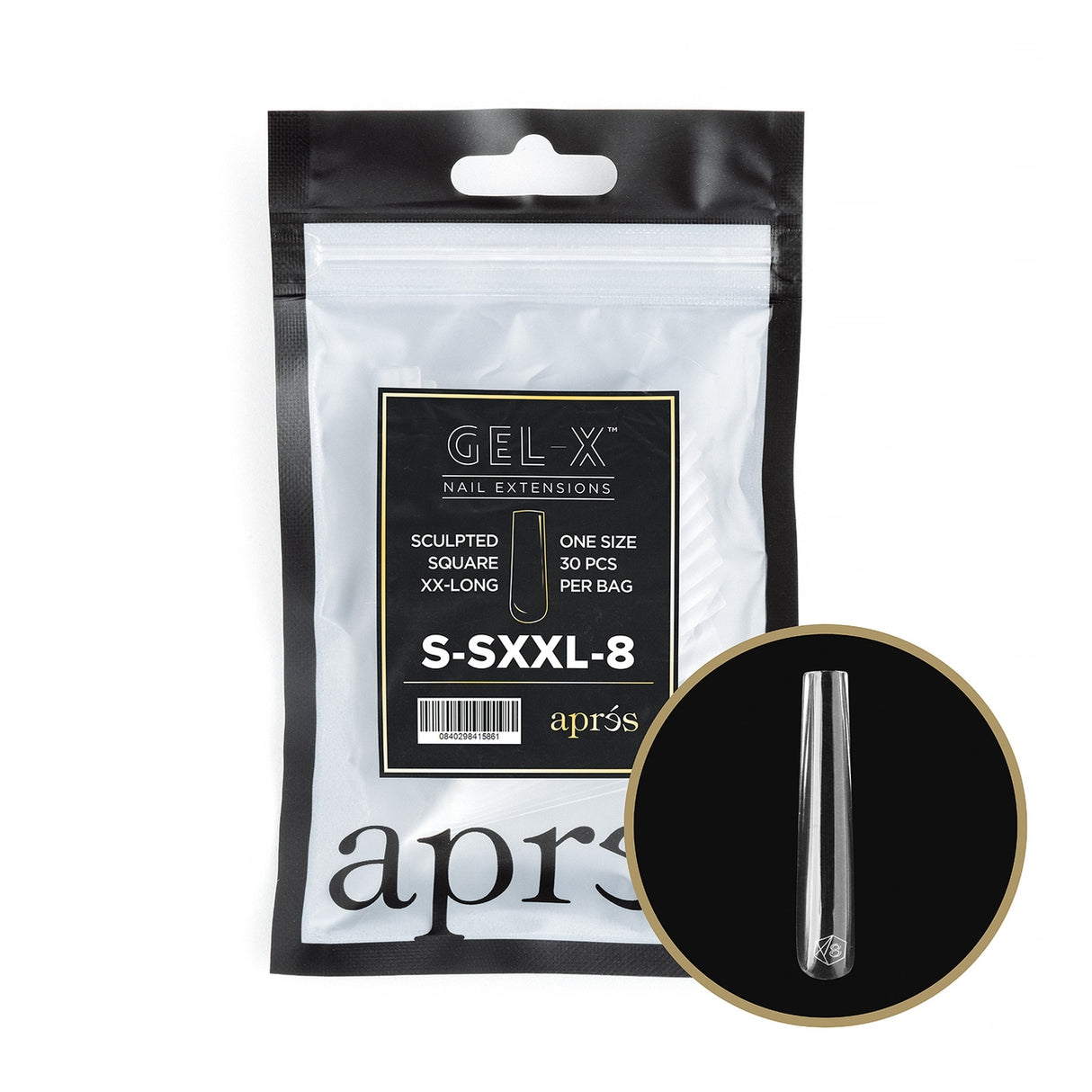 Apres Refill Bags (30pcs) Sculpted Square Extra Extra Long