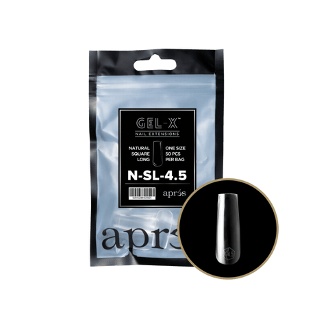 Apres Refill Bags (50pcs) Natural Square Long Tips
