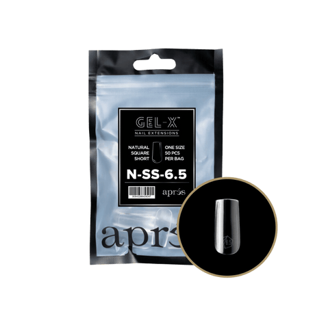 Apres Refill Bags (50pcs) Natural Square Short Tips