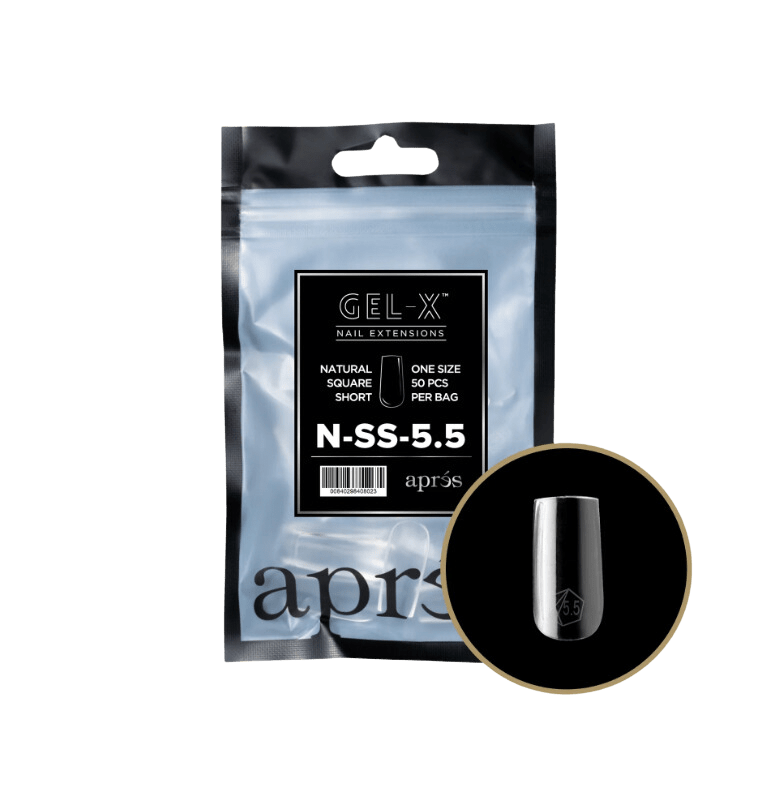 Apres Refill Bags (50pcs) Natural Square Short Tips
