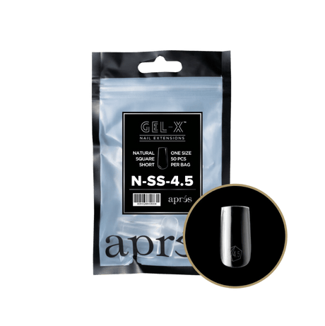 Apres Refill Bags (50pcs) Natural Square Short Tips