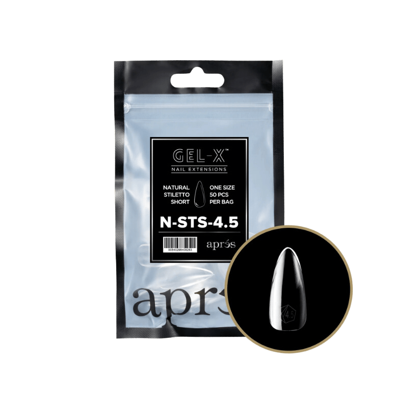 Apres Refill Bags (50pcs) Natural Stiletto Short