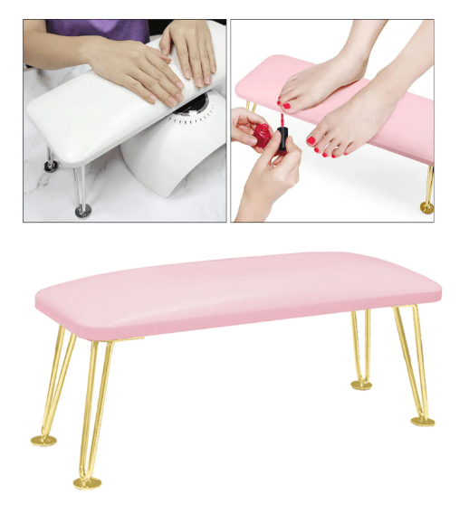 JNBS Nail Arm Rest PU Leather Manicure Table Hand
