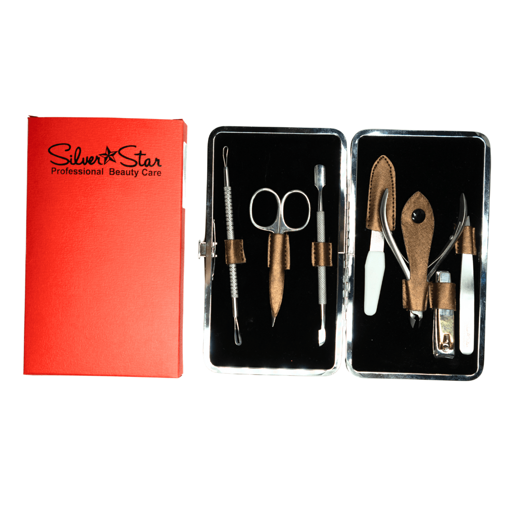 Silver Star Portable Stainless Steel Manicure Kit