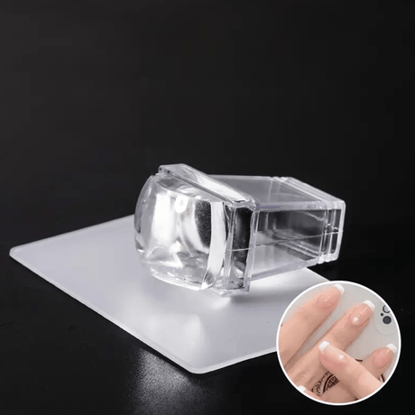 JNBS Nail Art Clear Silicone Stamper