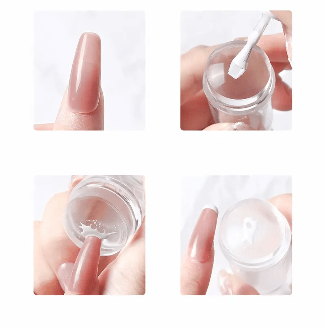 JNBS Nail Art Clear Silicone Stamper