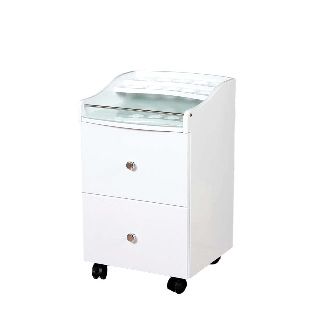 Pedicure Trolley Cart White Short (Please Call JNBS to Order)