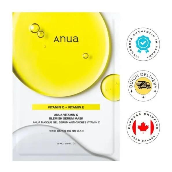 ANUA Vitamin C Blemish Serum Mask (25mL*1ea)