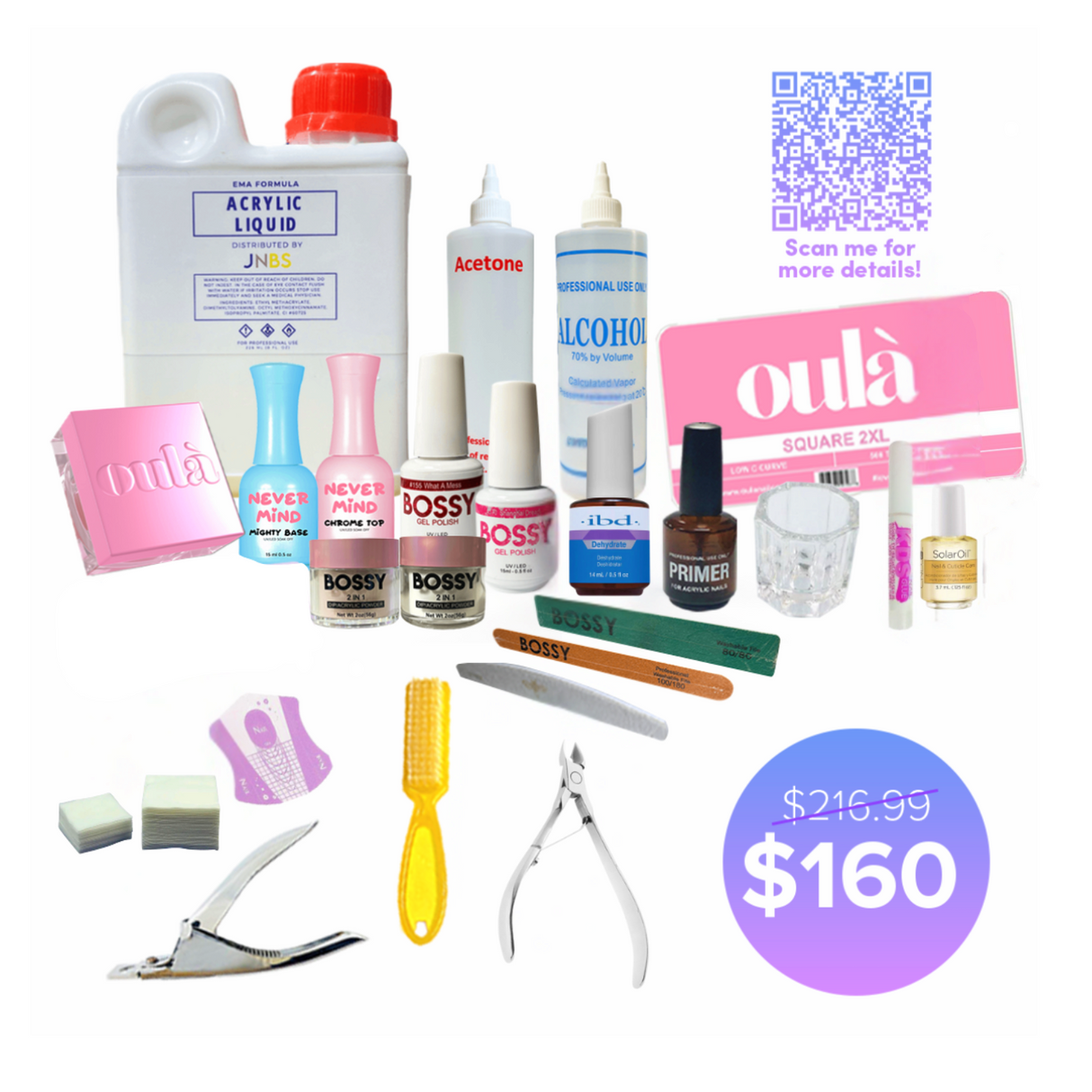 JNBS GET STARTED KITS - ACRYLIC KIT