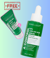 NINE LESS A-Control 10% Azelaic Acid Serum 30ml + Free Gift: 1 Azelaic Acid Cream 15ml