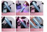 Bossy 3D Crystal Water Drop Nail Art Gel Kit – Clear Non-Wipe Sculpting Top Coat (15mL)