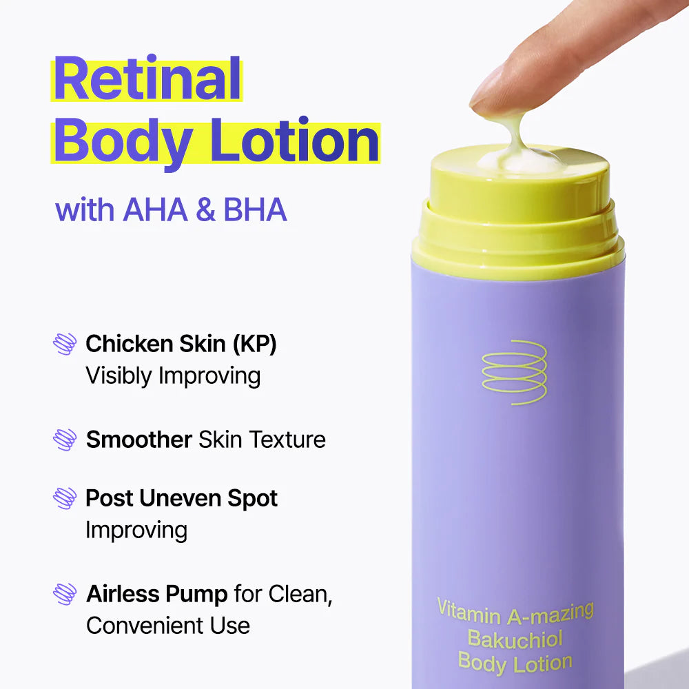 BY WISHTREND Vitamin A-Mazing Bakuchiol Body Lotion 150g