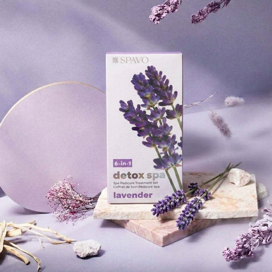SPAVO 6 in 1 Pedicure Detox Spa Kit