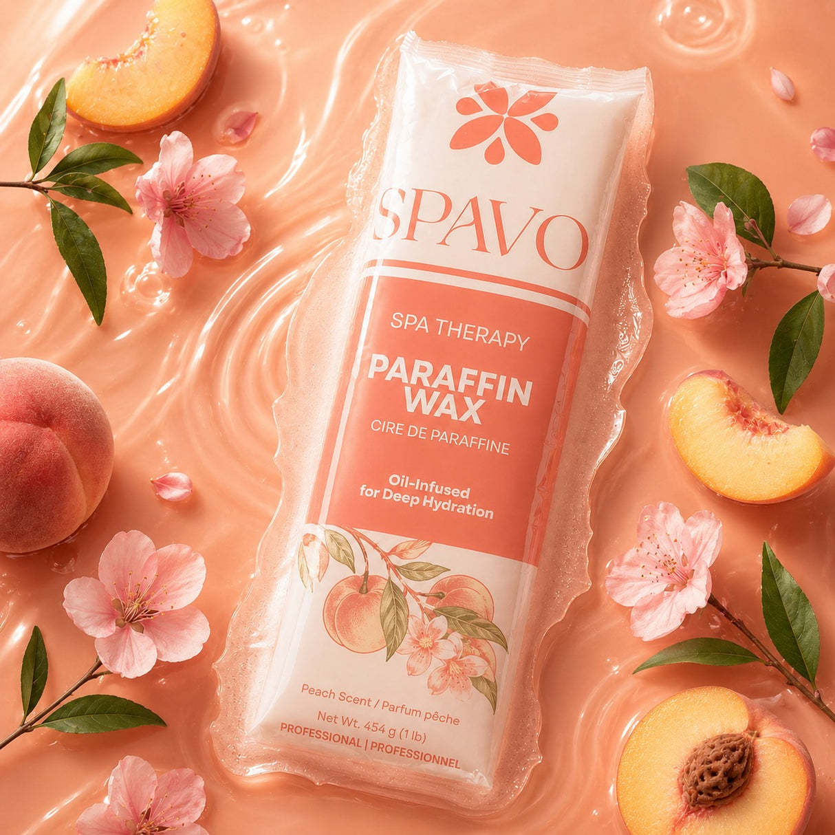 SPAVO Oil-Infused Paraffin Wax 1Lb
