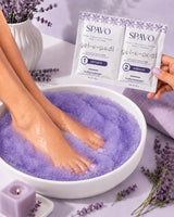 SPAVO GEL-E-PEDI Luxury 2-Step Jelly Foot Spa