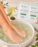 SPAVO GEL-E-PEDI Luxury 2-Step Jelly Foot Spa