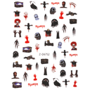 JNBS Nail Sticker Halloween Zombies