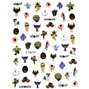 JNBS Nail Sticker Halloween Zombies