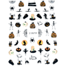 JNBS Nail Sticker Halloween Pumpkin