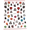 JNBS Nail Sticker Halloween Zombies