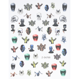 JNBS Nail Sticker Halloween Zombies