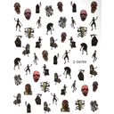 JNBS Nail Sticker Halloween Zombies