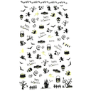 JNBS Nail Sticker Halloween Glow In The Dark