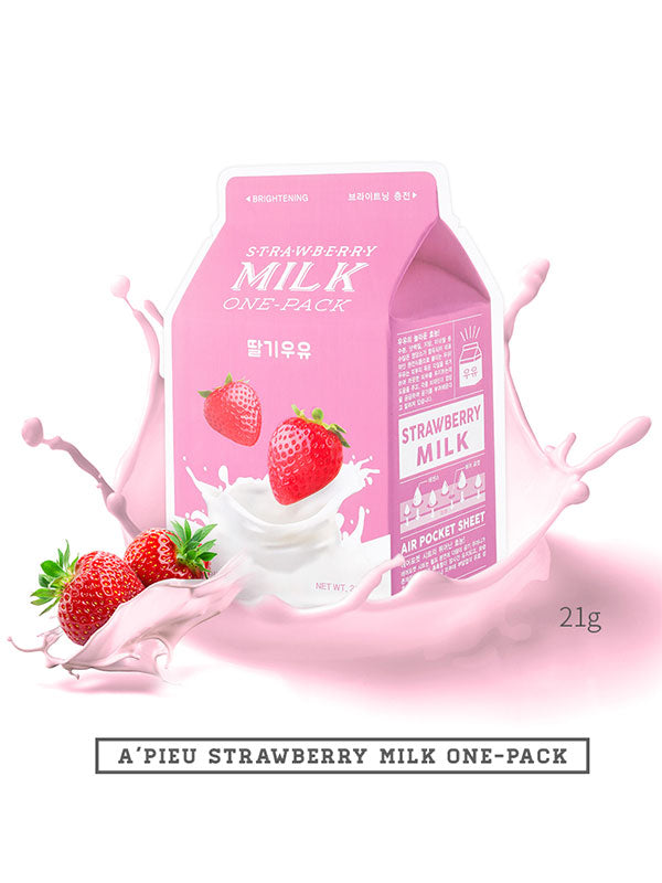 A'PIEU Milk Sheet Mask One Pack