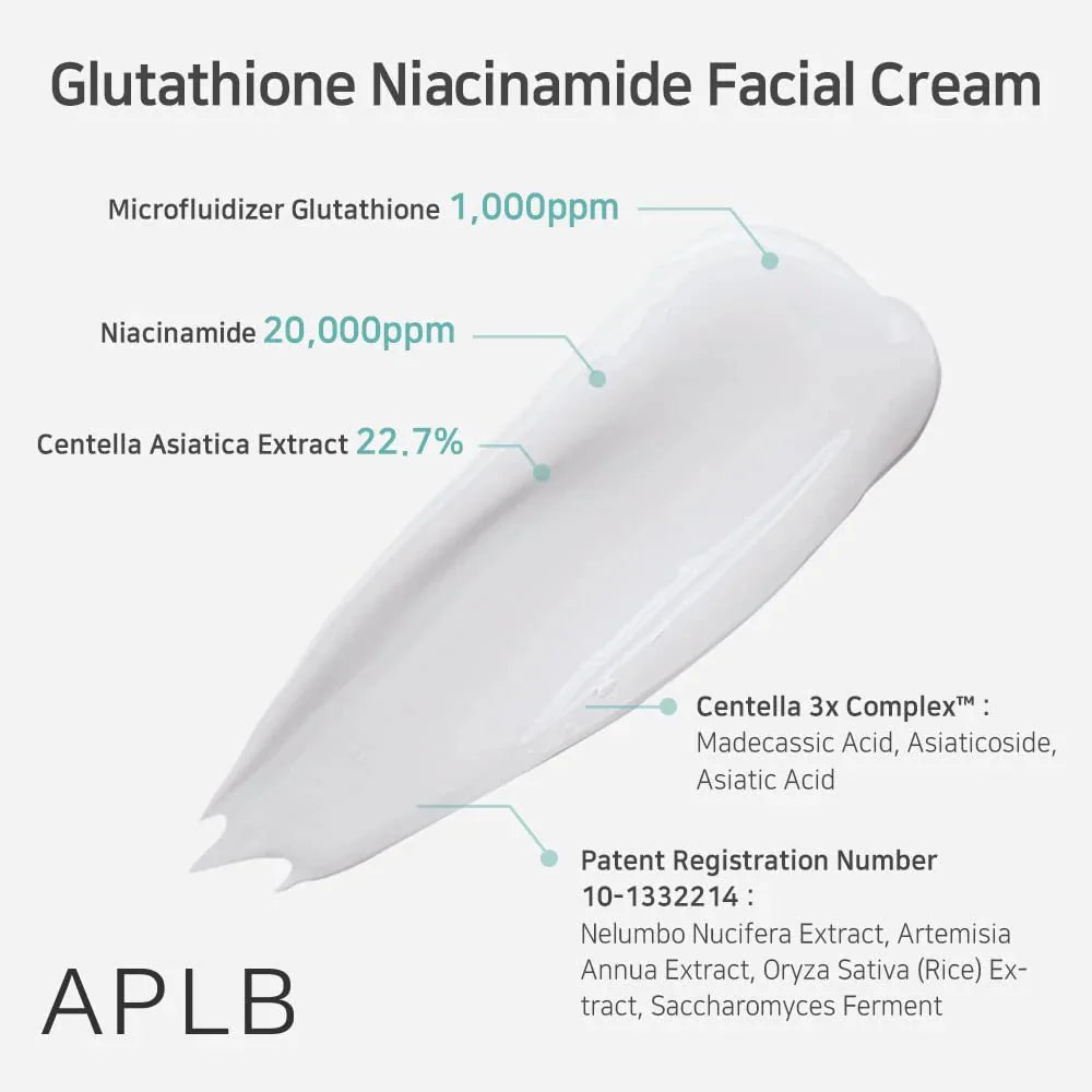 APLB Glutathione Niacinamide Facial Cream 55mL