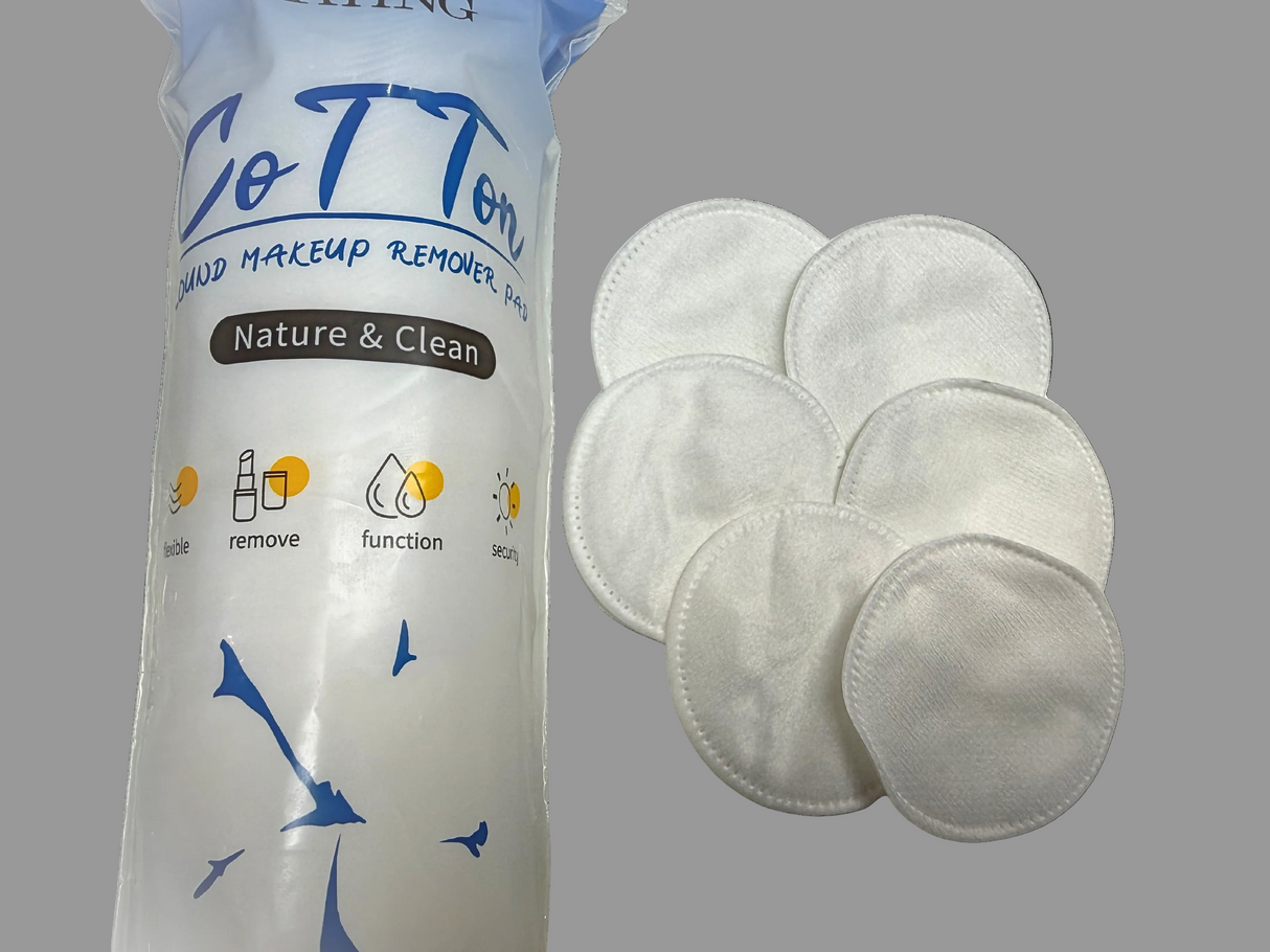 Round cotton makeup remover pads 150 PCS