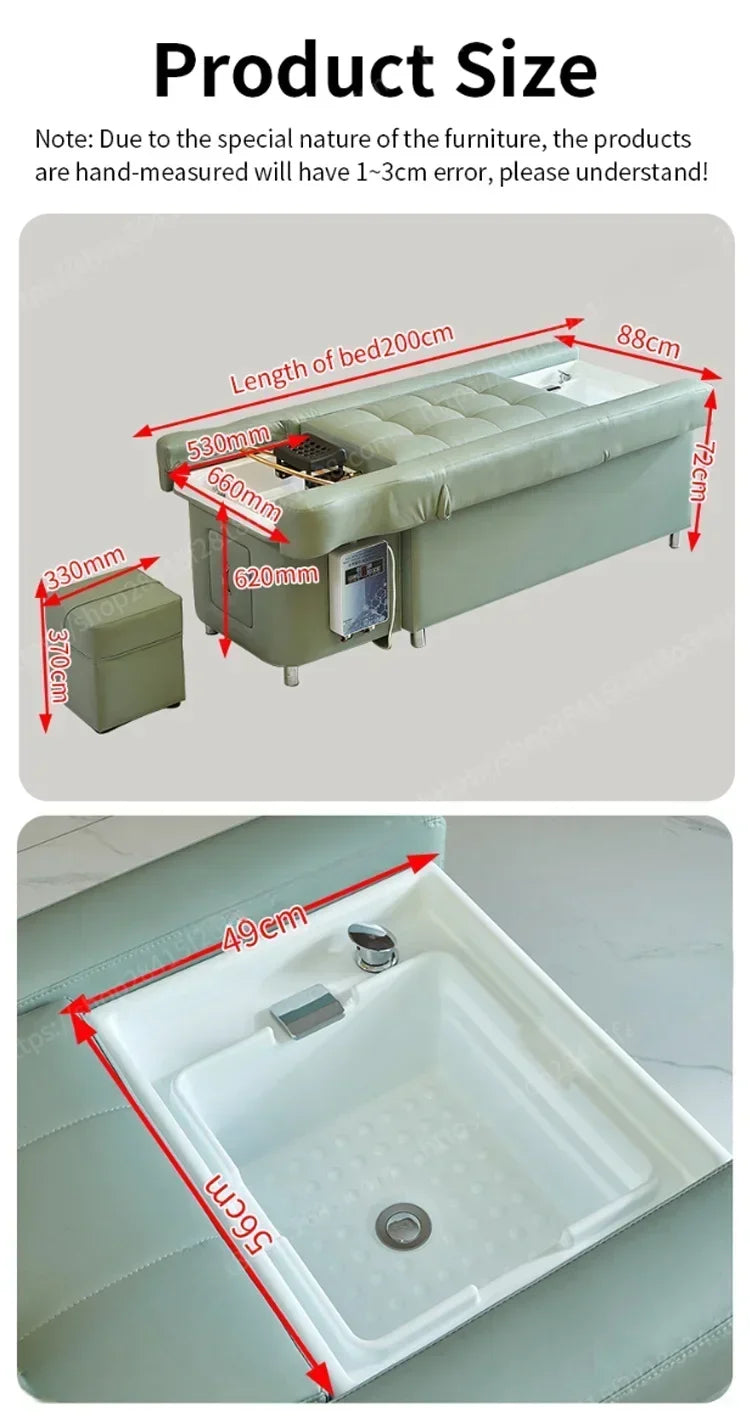 Multifunctional Shampoo Pedicure Spa Bed D1015 (Please Call JNBS to Order)