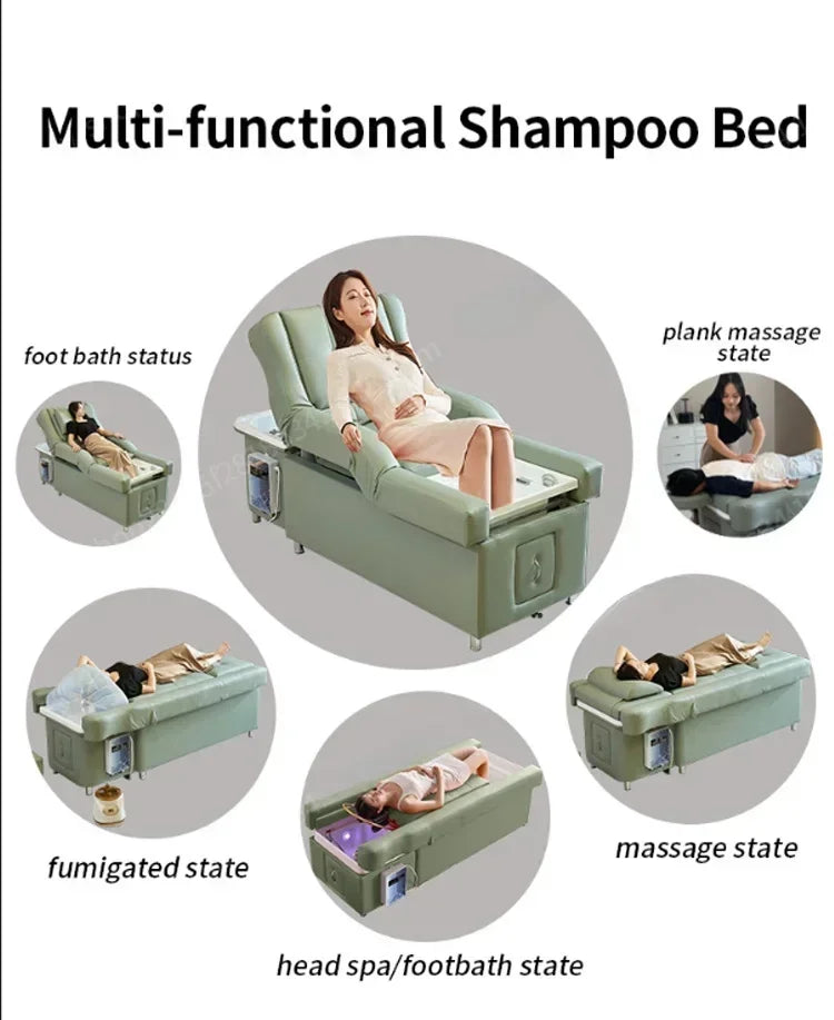 Multifunctional Shampoo Pedicure Spa Bed D1015 (Please Call JNBS to Order)