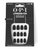 OPI xPRESS/ON Press On Nails Black Onyx (Short)