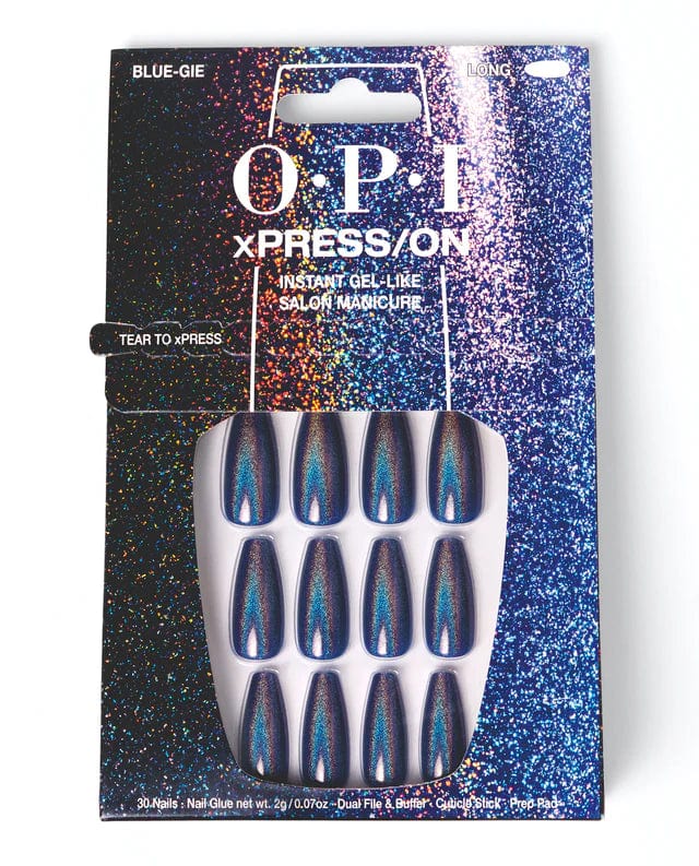 OPI xPRESS/ON Press On Nails Blue-Gie (Long)