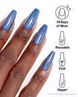 OPI xPRESS/ON Press On Nails Blue-Gie (Long)