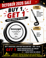 BOSSY Gel Sensitive Builder – Low Heat (Clear)